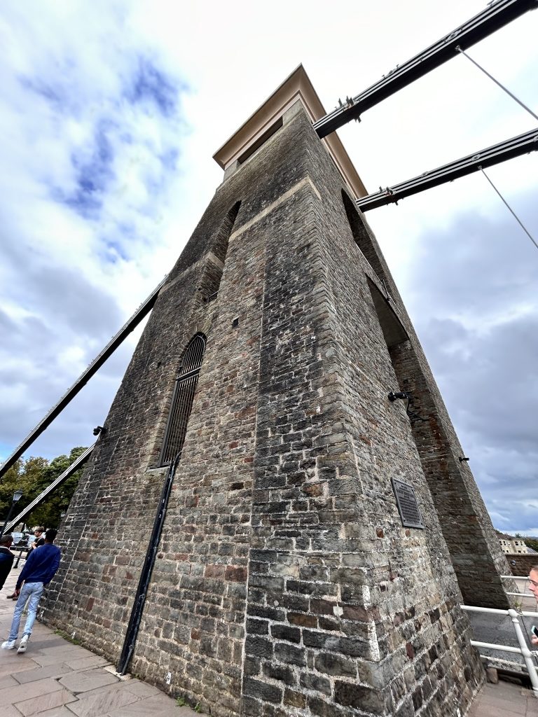 Famous south west landmark bridge in Bristol
